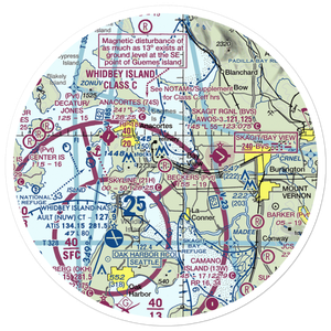 Becker's Landing Airport (WN18) VFR Sectional Sticker (30 mile)