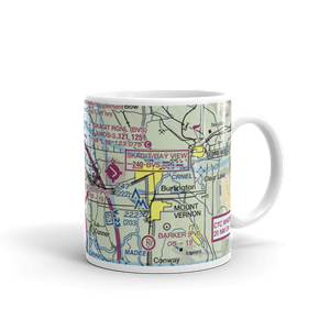 Becker's Landing Airport (WN18) VFR Sectional  Mug