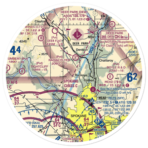 Pete's Airport (WN14) VFR Sectional Sticker (30 mile)