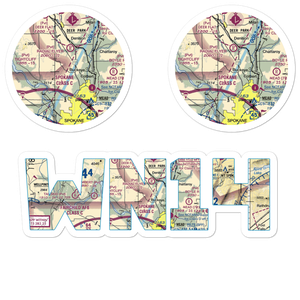 Pete's Airport (WN14) VFR Sectional Sticker Pack