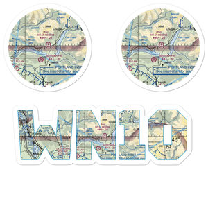 Mount St Helen's Aero Ranch Airport (WN10) VFR Sectional Sticker Pack