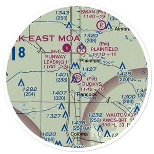 Bucky's Airpark (WN09) VFR Sectional Sticker (20 mile)