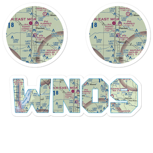 Bucky's Airpark (WN09) VFR Sectional Sticker Pack