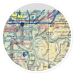 Kendall Airstrip (WN08) VFR Sectional Sticker (30 mile)