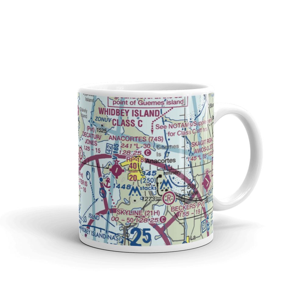 Decatur Shores Airport (WN07) VFR Sectional  Mug 