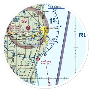 Van Der Vaart Airport (WN03) VFR Sectional Sticker (30 mile)