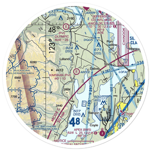 Kimshan Ranch Airport (WN00) VFR Sectional Sticker (30 mile)