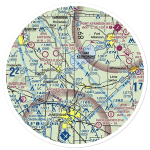 Meier Airport (WI99) VFR Sectional Sticker (30 mile)