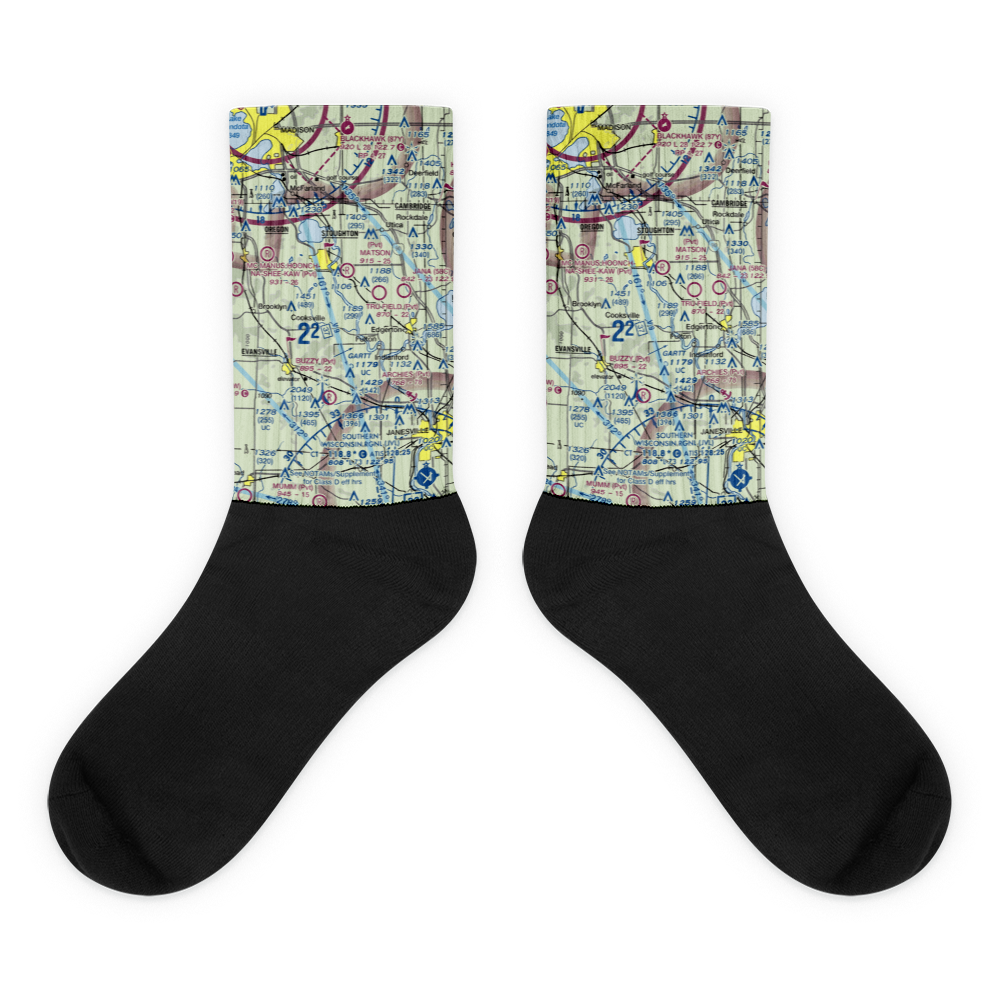 Blackburn Airport (WI98) VFR Sectional Socks 