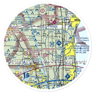 Binzel Airport (WI95) VFR Sectional Sticker (30 mile)