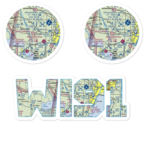 Larson Airport (WI91) VFR Sectional Sticker Pack