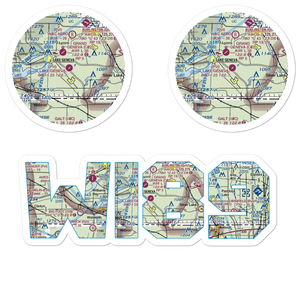 Lake Geneva Aire Estates Airport (WI89) VFR Sectional Sticker Pack