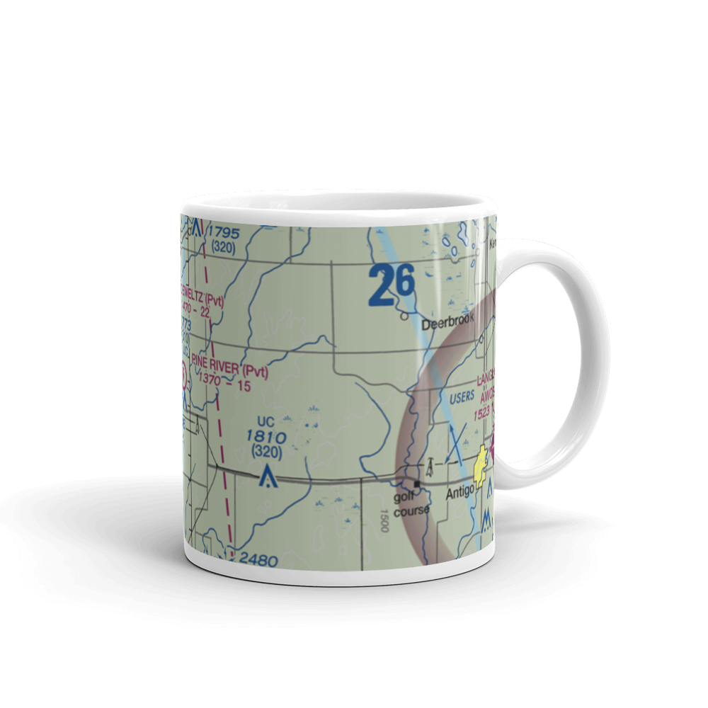 Pine River Airport (WI87) VFR Sectional  Mug 