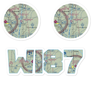 Pine River Airport (WI87) VFR Sectional Sticker Pack