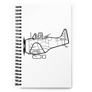 Douglas SBD Dauntless Dive Bomber Notebook