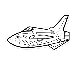 Thunderchief: Supersonic Warrior Sticker