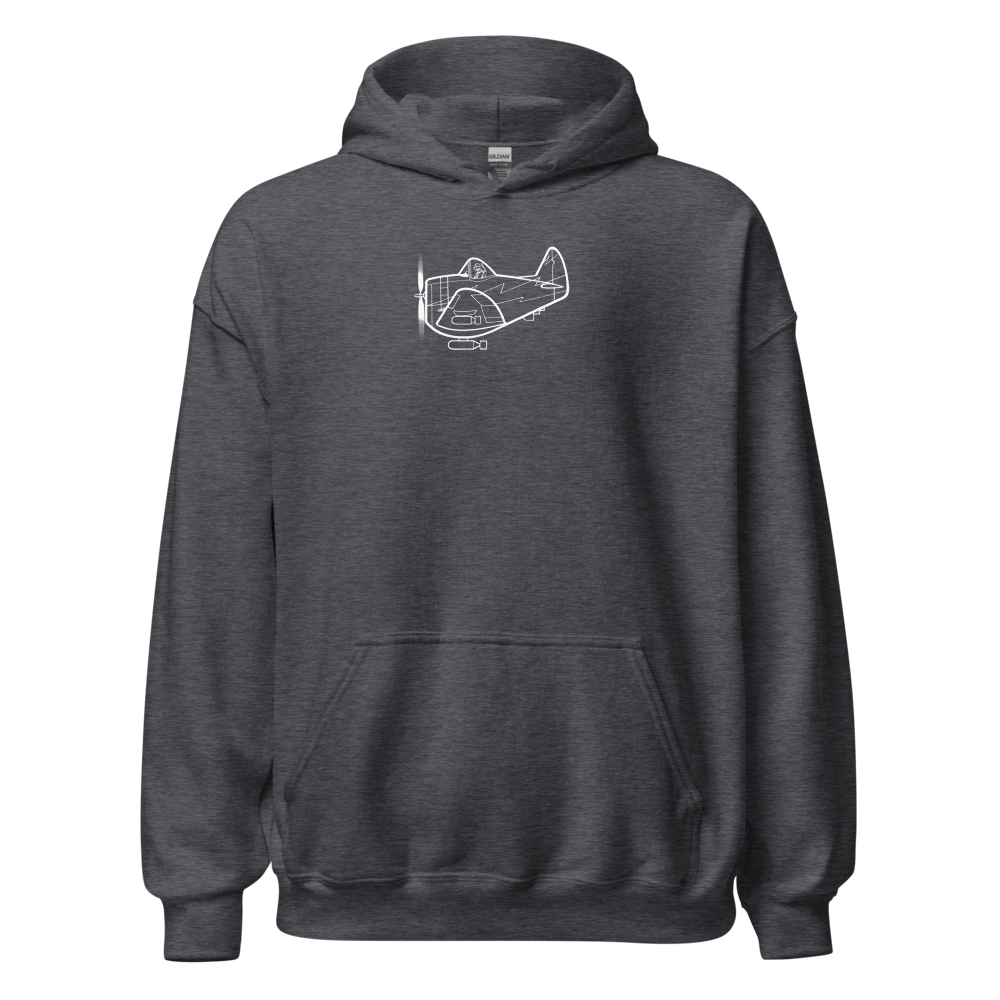 Republic P-47D Thunderbolt - WWII Icon Hoodie Sweatshirt 