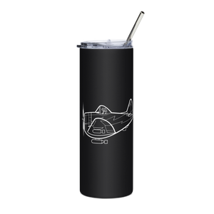 Republic P-47D Thunderbolt - WWII Icon  Stainless Steel Tumbler