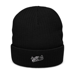 Curtiss P-40 Warhawk Legend Atlantis Recycled Cuffed Beanie