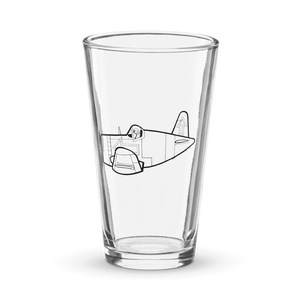 Vought F4U Corsair - Sky Warrior  Shaker Pint Glass