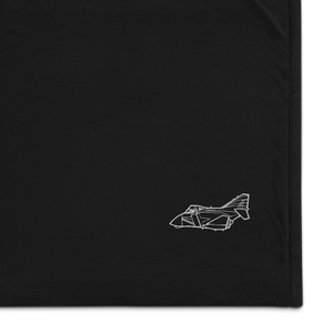 McDonnell Douglas F-4 Phantom II Port Authority Embroidered Premium Sherpa Blanket