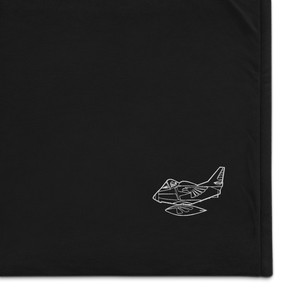 A-4M Skyhawk - Marine's Agile Jet Port Authority Embroidered Premium Sherpa Blanket