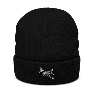 Convair T-29 Flying Classroom Atlantis Recycled Cuffed Beanie