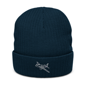 Convair T-29 Flying Classroom Atlantis Recycled Cuffed Beanie