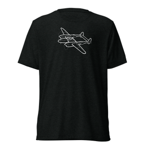 Lockheed P-38 Lightning Warrior 3 Tri-blend T-Shirt