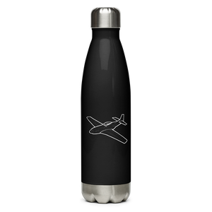North American P-51D Mustang 3 Water Bottle