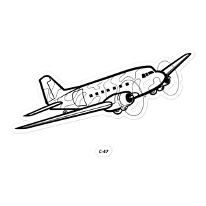 Douglas C-47 Skytrain Legend Sticker