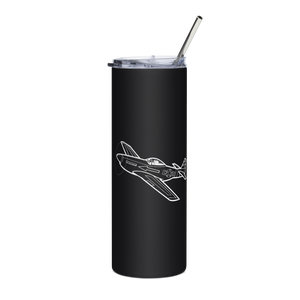 North American P-51D Mustang 2  Stainless Steel Tumbler