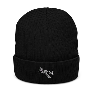 North American P-51D Mustang 2 Atlantis Recycled Cuffed Beanie