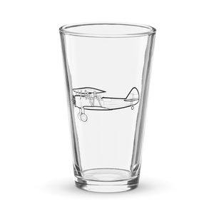 Stearman PT-17 Trainer Biplane  Shaker Pint Glass