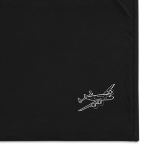 Lockheed C-69 Constellation Port Authority Embroidered Premium Sherpa Blanket