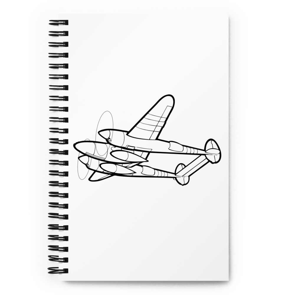 Lockheed P-38 Lightning 2 Notebook 