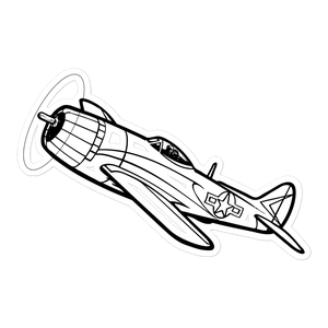 P-47N Thunderbolt - Air Superiority Icon Sticker