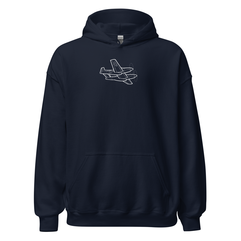 F-82 Twin Mustang - Dual Fighter Hoodie Sweatshirt 