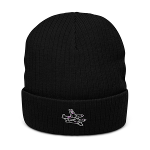 F-82 Twin Mustang - Dual Fighter Atlantis Recycled Cuffed Beanie