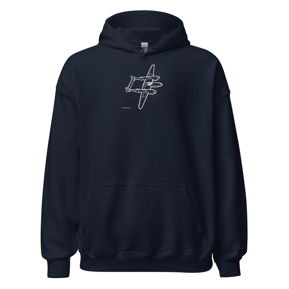 Lockheed P-38 Lightning 5 Hoodie Sweatshirt 