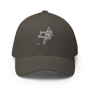 Lockheed P-38 Lightning 5 Flexfit Hat