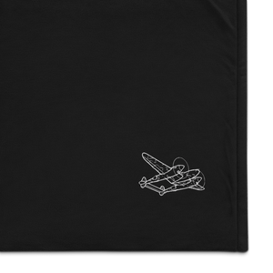 Lockheed P-38 Lightning Port Authority Embroidered Premium Sherpa Blanket