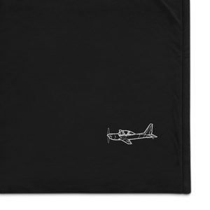 Lockheed YO-3A Silent Sentinel Port Authority Embroidered Premium Sherpa Blanket