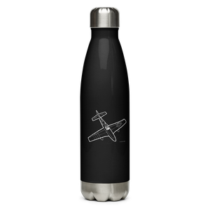 North American P-51D Mustang 4 Water Bottle