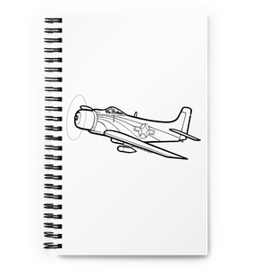 Douglas A-1H Skyraider Workhorse Notebook