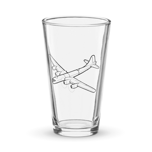 Boeing B-29 Superfortress Bomber  Shaker Pint Glass
