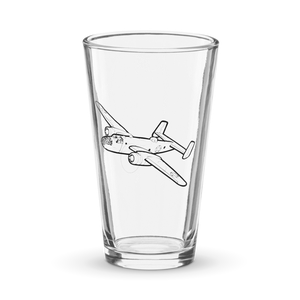 B-25 Mitchell Bomber  Shaker Pint Glass