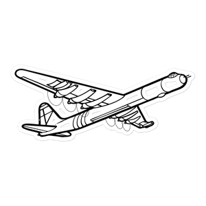 Convair B-36 Peacemaker Sticker