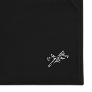 B-24 Liberator Heavy Bomber Port Authority Embroidered Premium Sherpa Blanket