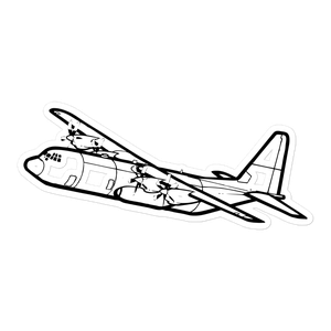 Lockheed C-130J Super Hercules Sticker